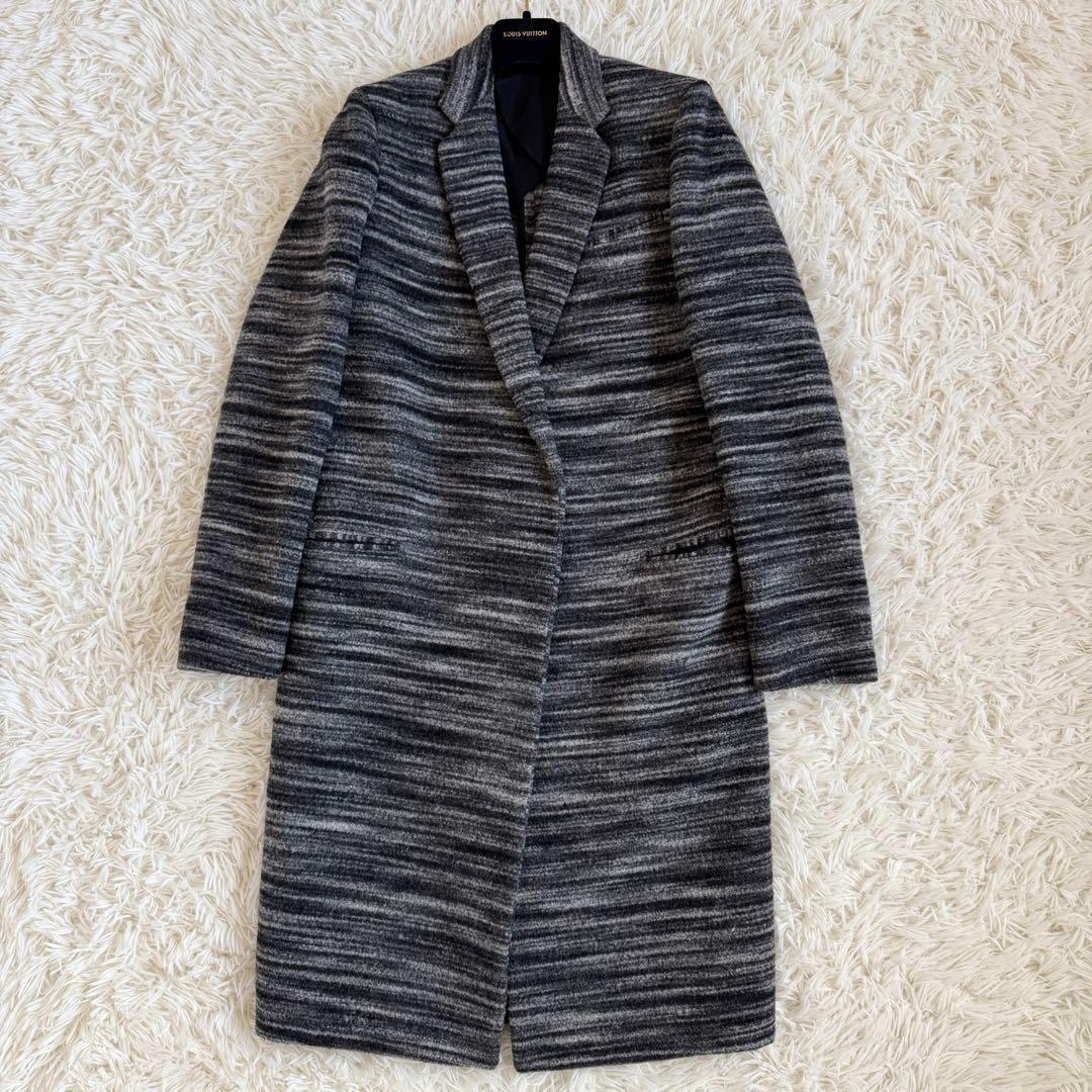 未使用級　フィービー　セリーヌ　クロンビーコート　シルク　グレー　Sサイズ