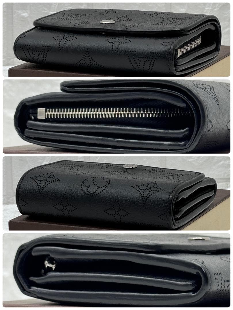 極上 ルイヴィトン マヒナ ポルトフォイユイリス コンパクト 財布 A424