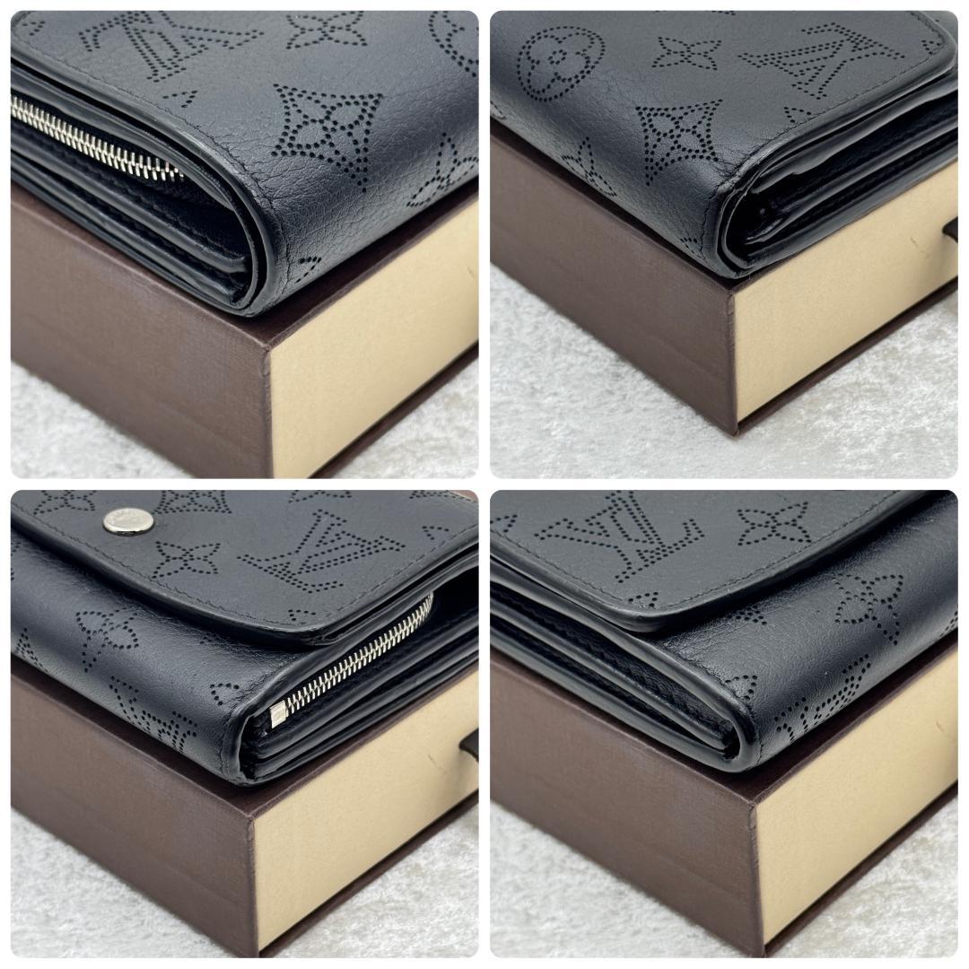 極上 ルイヴィトン マヒナ ポルトフォイユイリス コンパクト 財布 A424