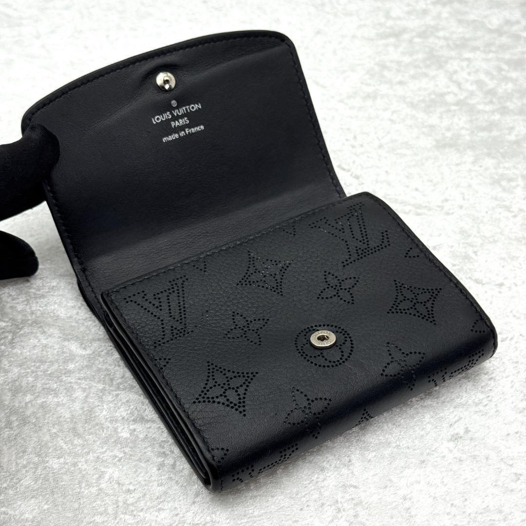 極上 ルイヴィトン マヒナ ポルトフォイユイリス コンパクト 財布 A424