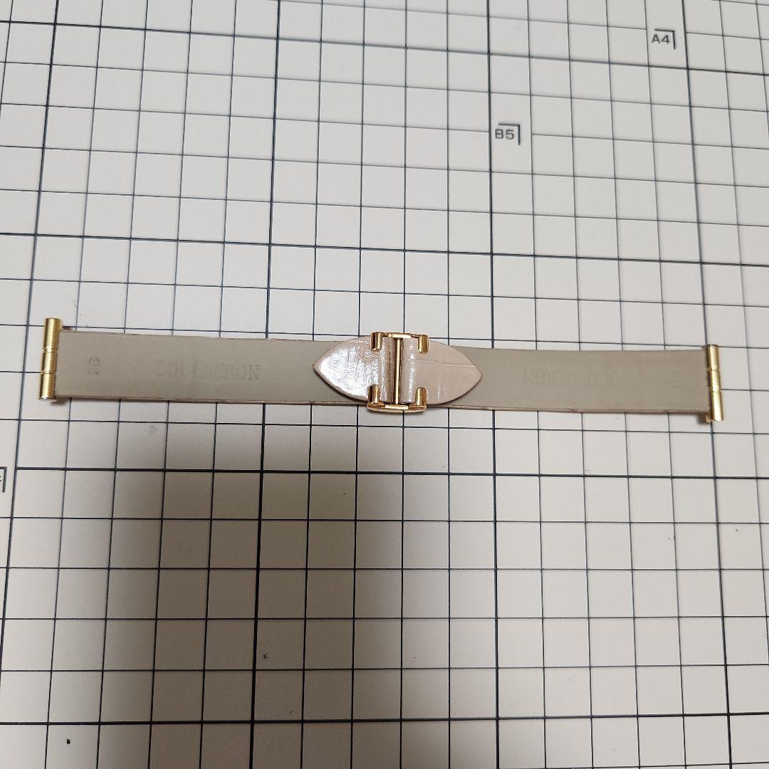 (新品未使用)ブシュロン リフレ 替えベルト ベージュクロコ S