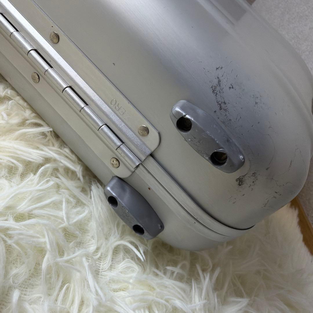 美品　ゼロハリバートン　アタッシュケース　クリアハンドル　アルミ