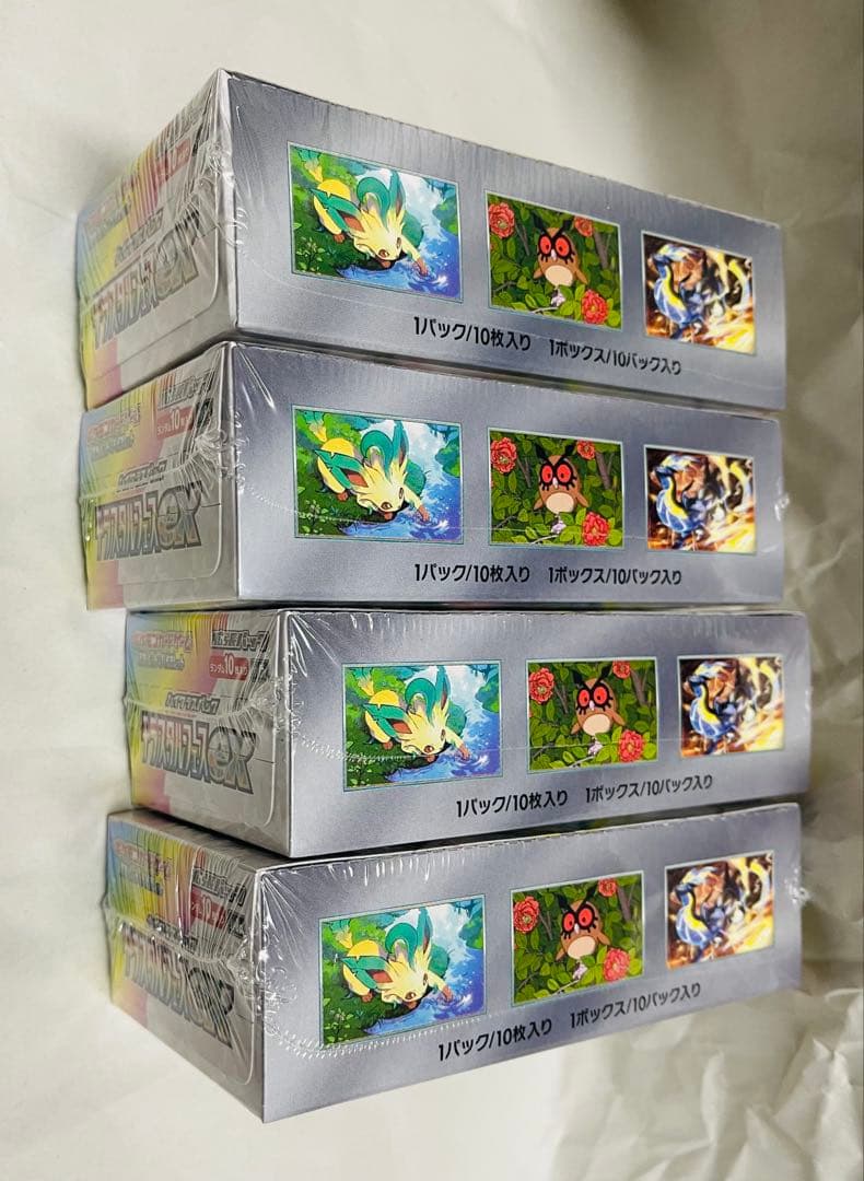 S*g様 4箱セット『テラスタルフェスex』　シュリンク未開封新品　即宅急便発送