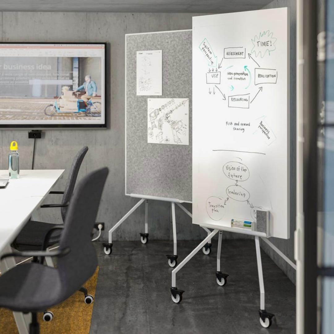 IKEA ELLOVEN エロヴェン　ホワイトボード　パーテーション　キャスター