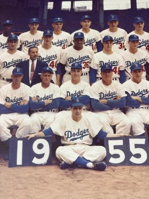 額装済/Brooklyn Dodgers 1955/ポスター/インテリア/アート