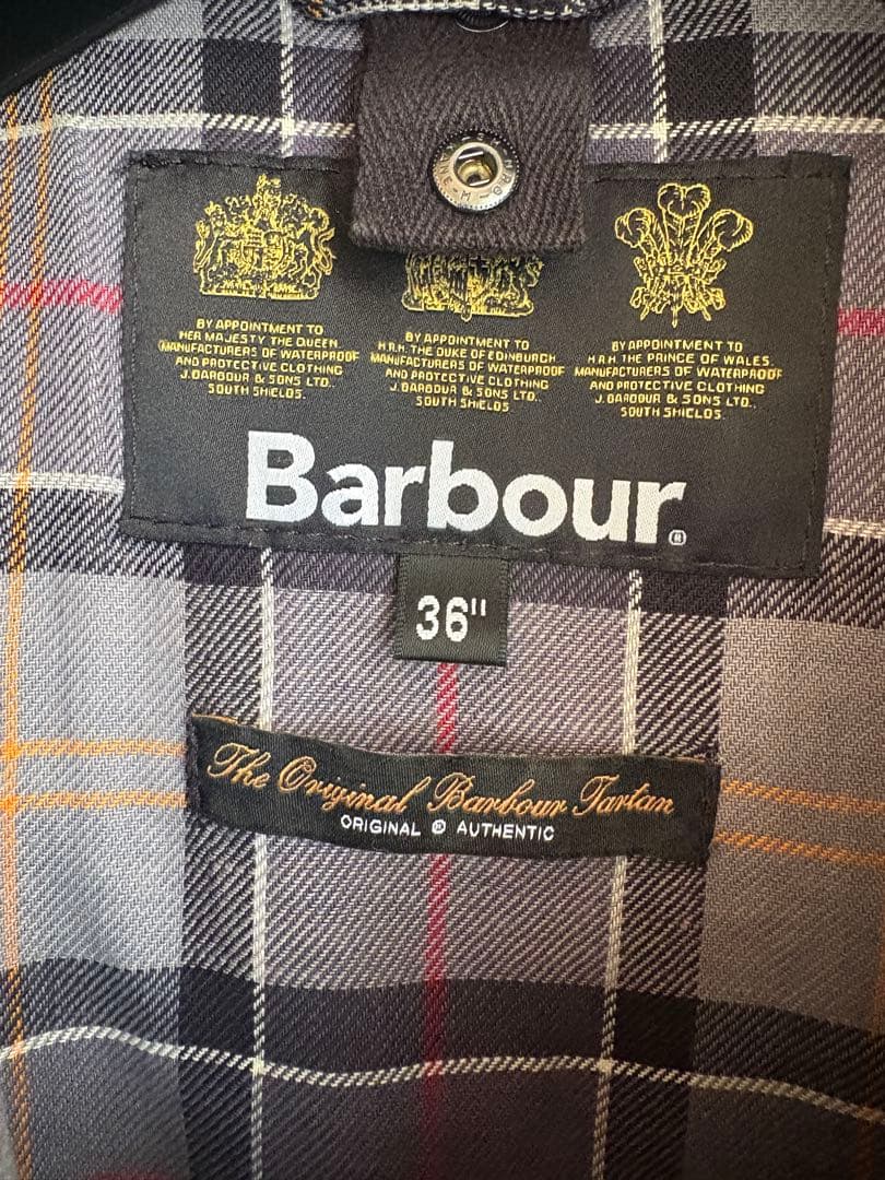 ノンオイルBarbour Hooded Bedale 36