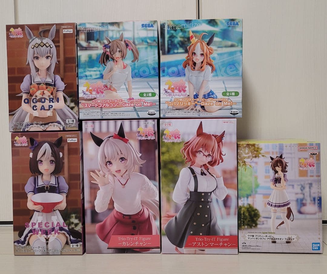 うま娘　プリティーダービー　フィギュア 7点セット