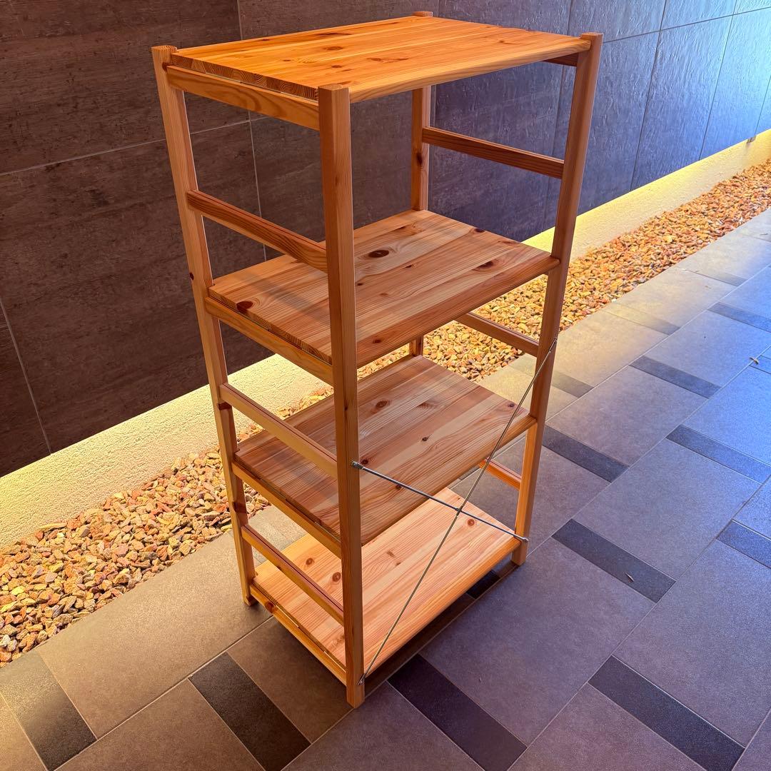 無印良品 パイン材 ユニットシェルフ