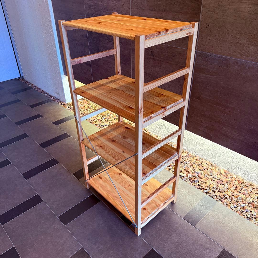 無印良品 パイン材 ユニットシェルフ