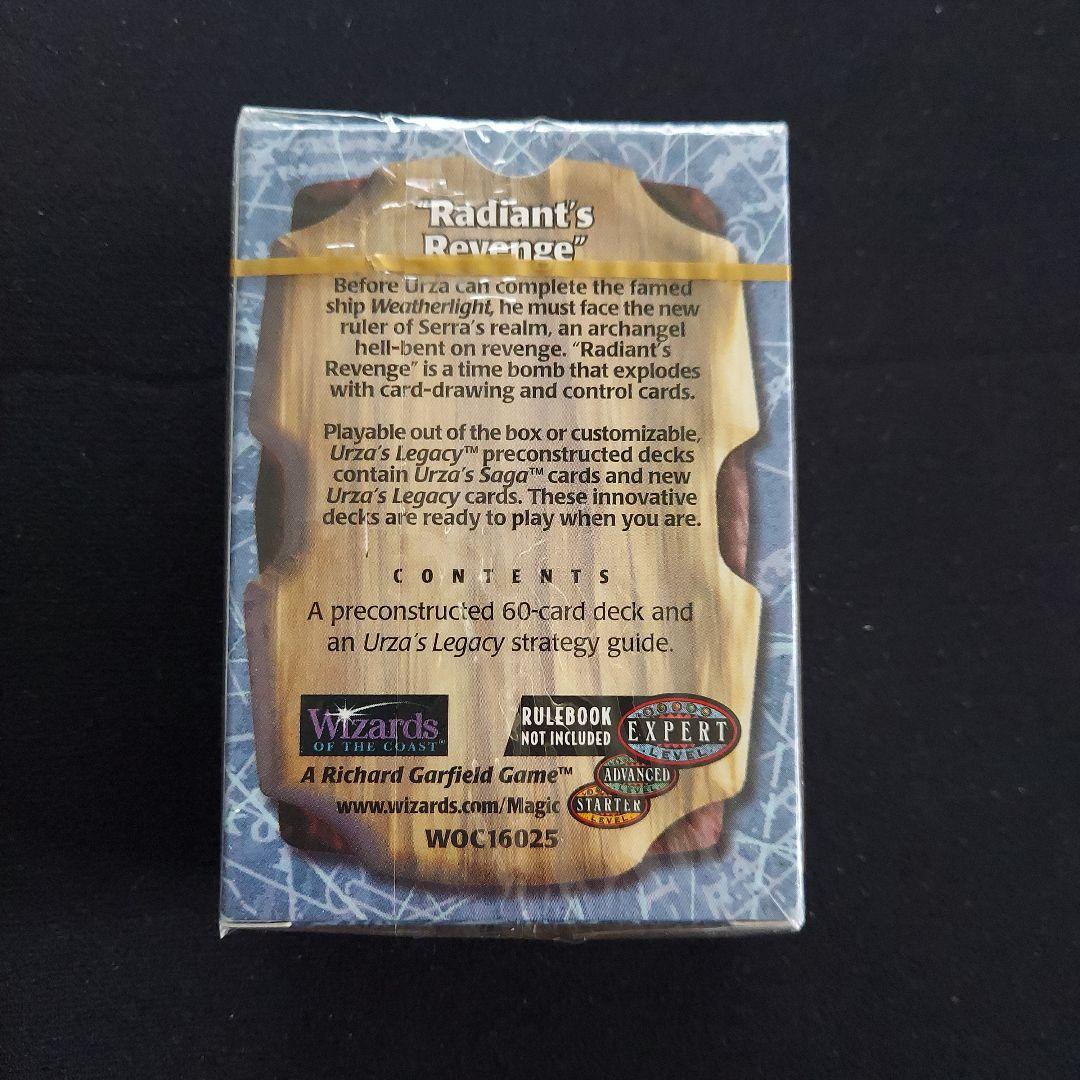 MTG ウルザズレガシー　英語版　構築済デッキ　レイディアントの復讐　未開封