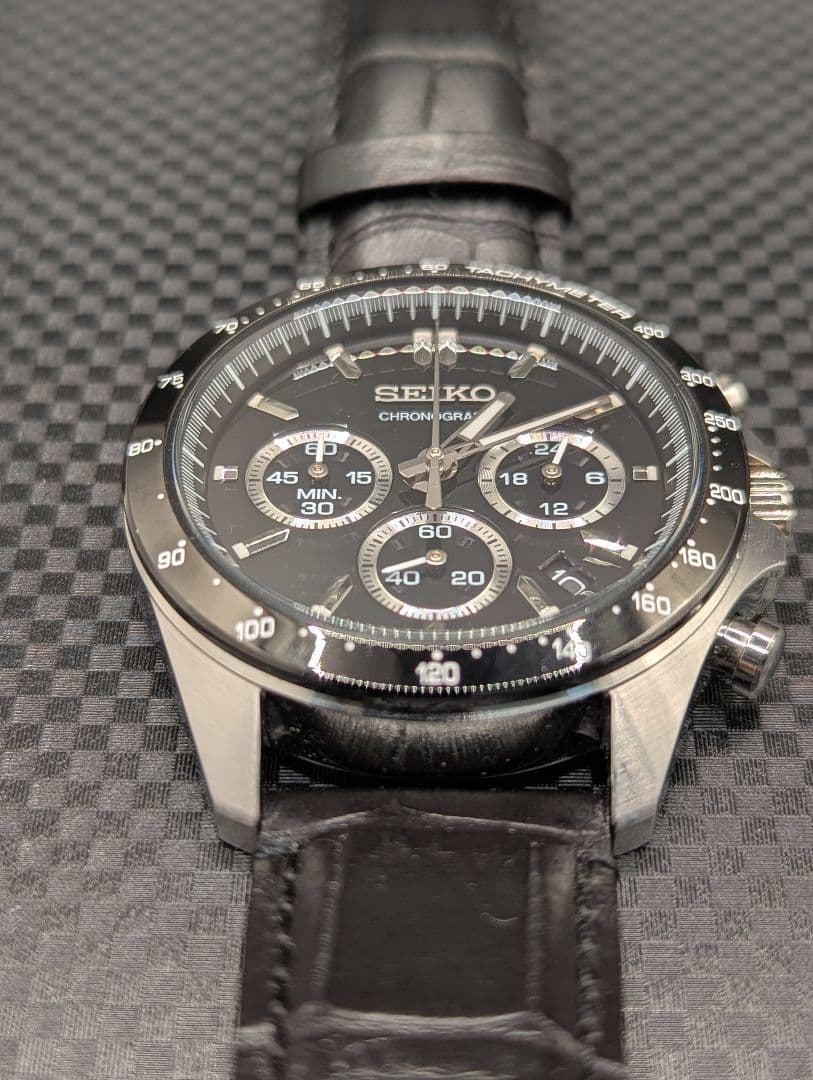 【ほぼ未使用】SEIKO セイコー セレクション 8T63-00D0 黒文字盤
