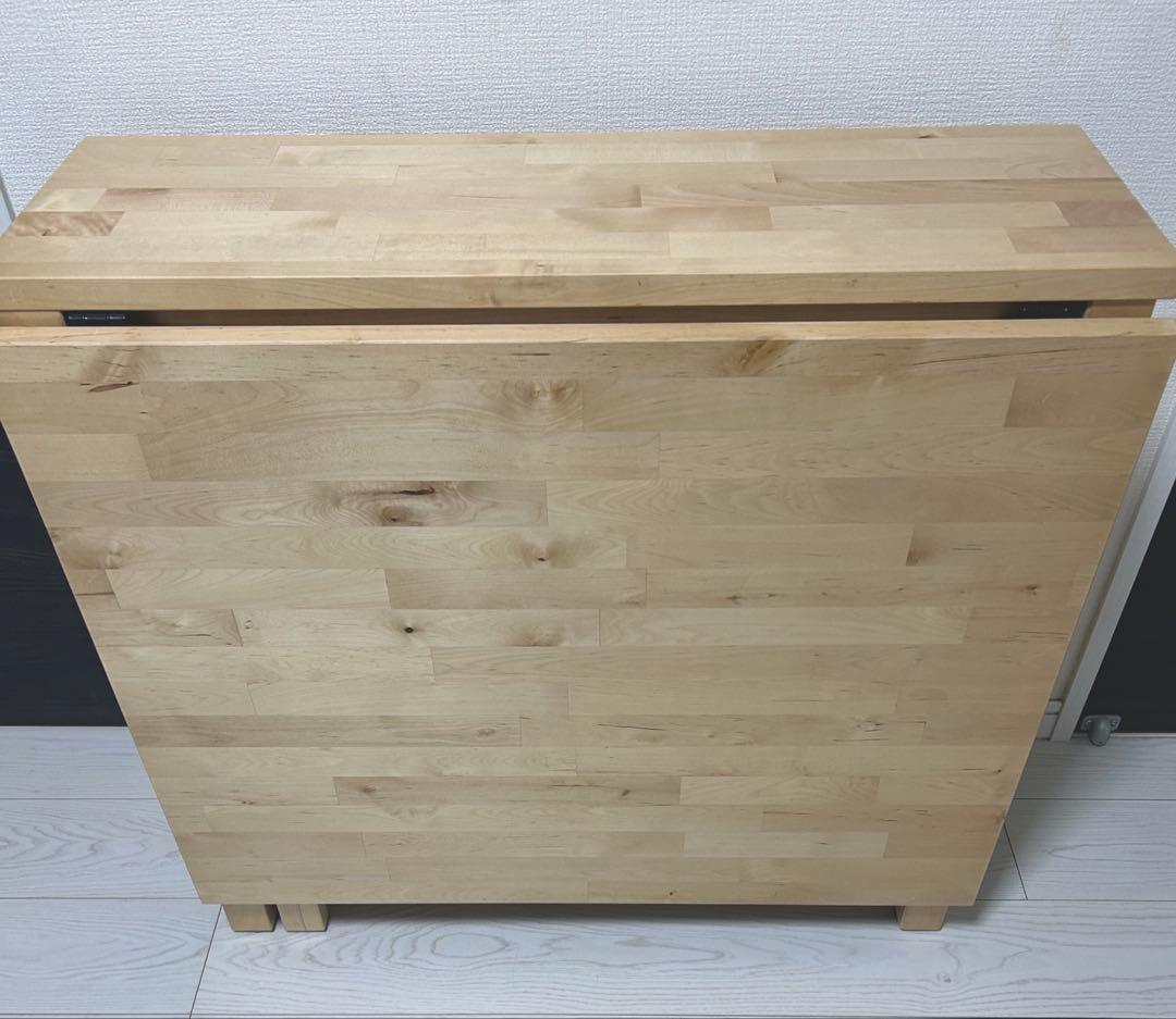 【美品】IKEA イケア　NORDEN バタフライテーブル　折りたたみテーブル
