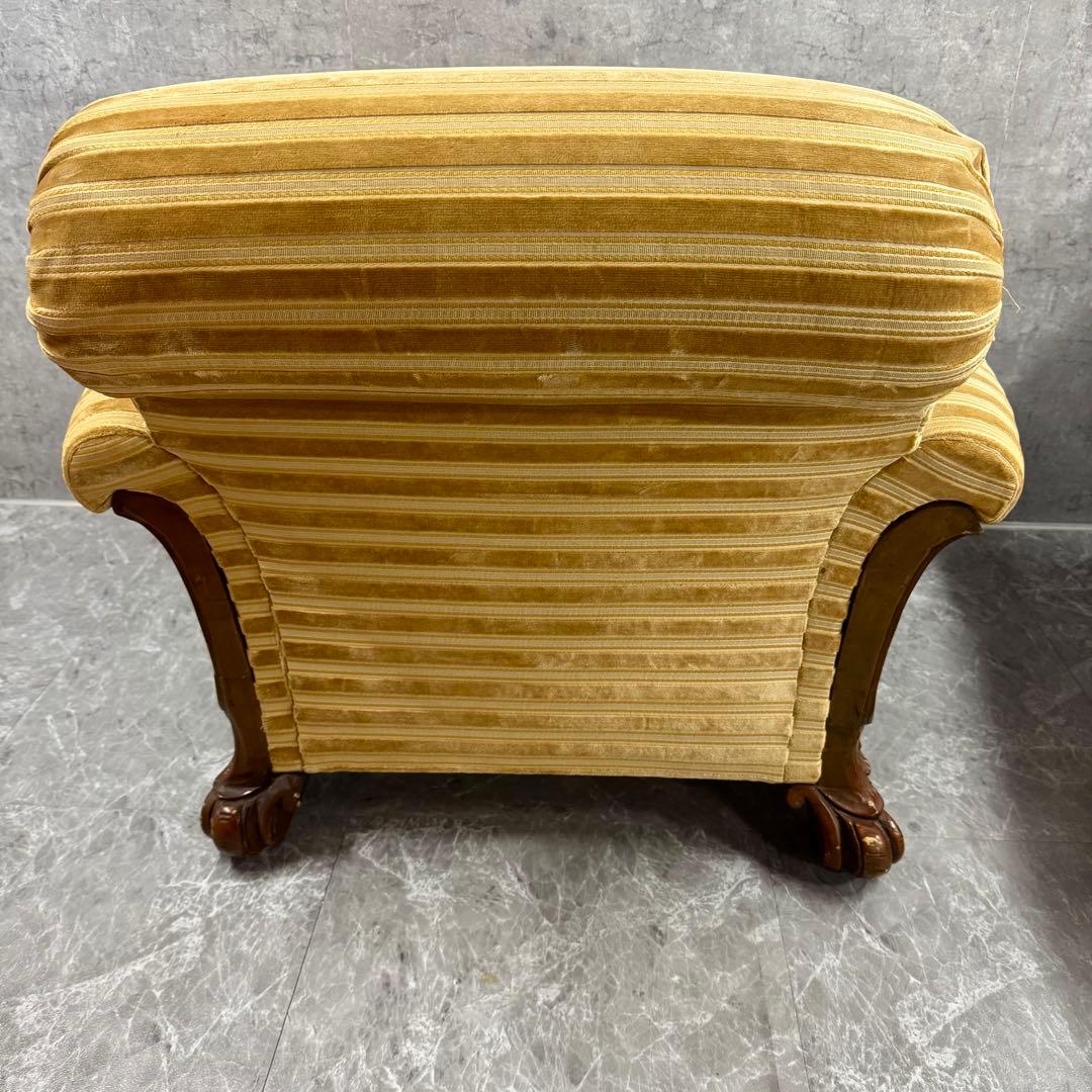 重厚な存在感　中国家具 花梨材 唐木 ソファ チェア 無垢 高級飾り家具　①