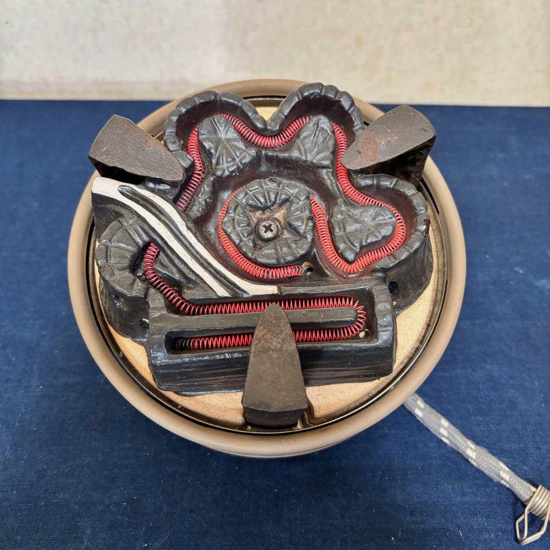 人間国宝 浄清造 茶釜 唐銅朝鮮風炉 風炉釜 野々田電熱器 敷板 茶道具 お点前