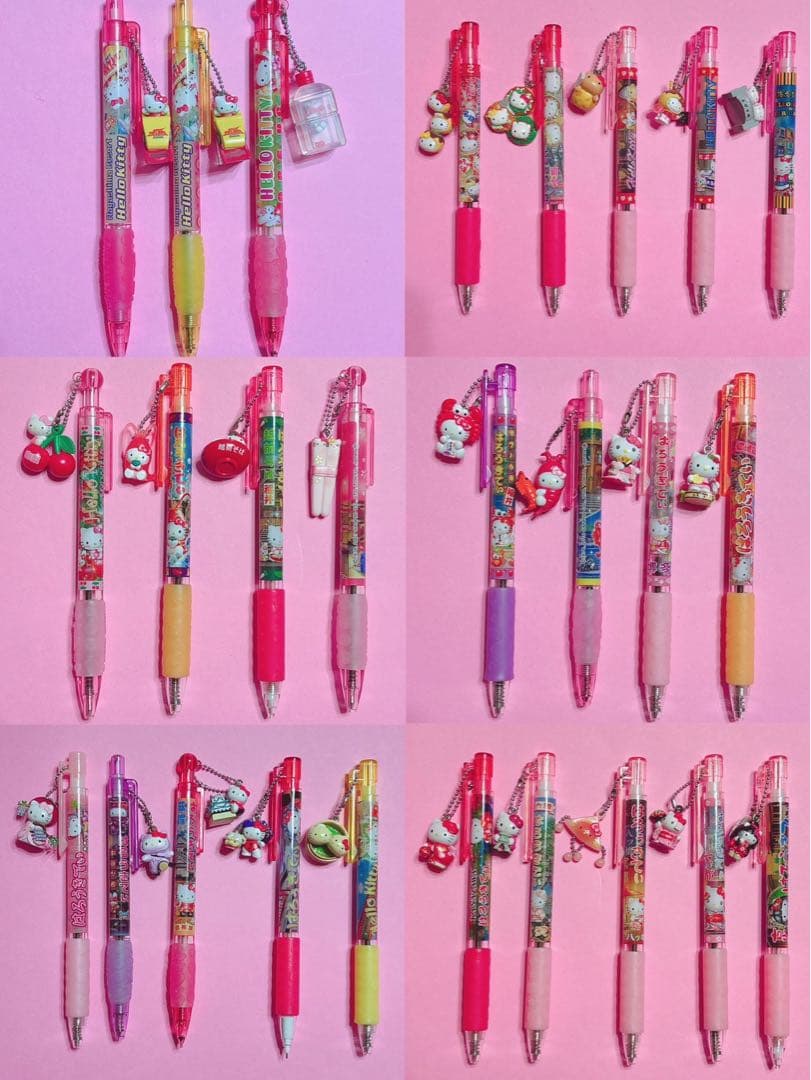 ♡ハローキティ kitty ご当地 根付け ボールペン ファスナーマスコット♡