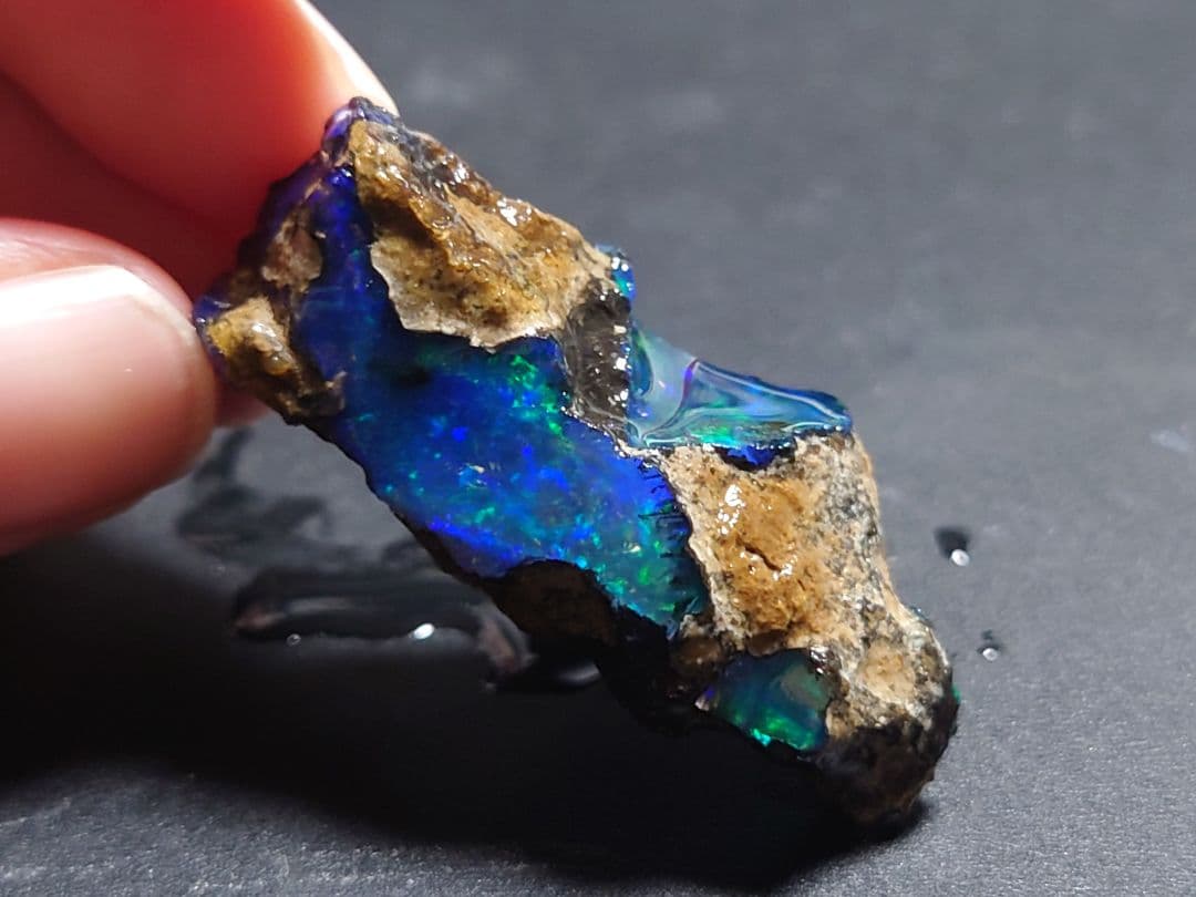 【50CT】エチオピアオパールウェロ産　鉱物標本　原石　プレシャス