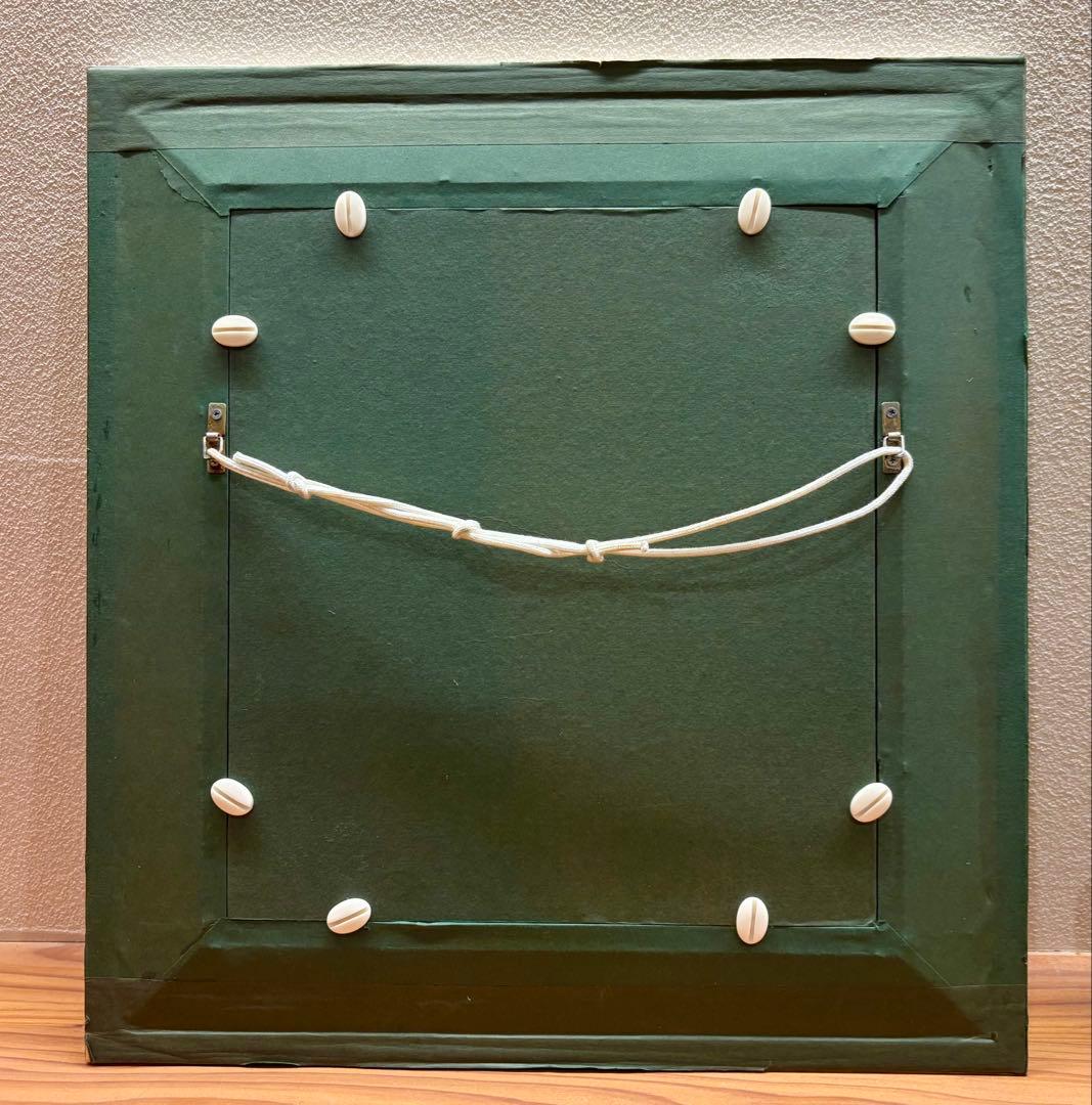 【真作】 小林和作 「海」油彩 額装 サイン 裏書