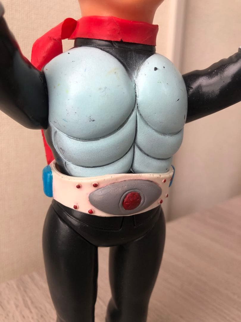 旧バンダイ　当時物　仮面ライダー初期　ソフビ