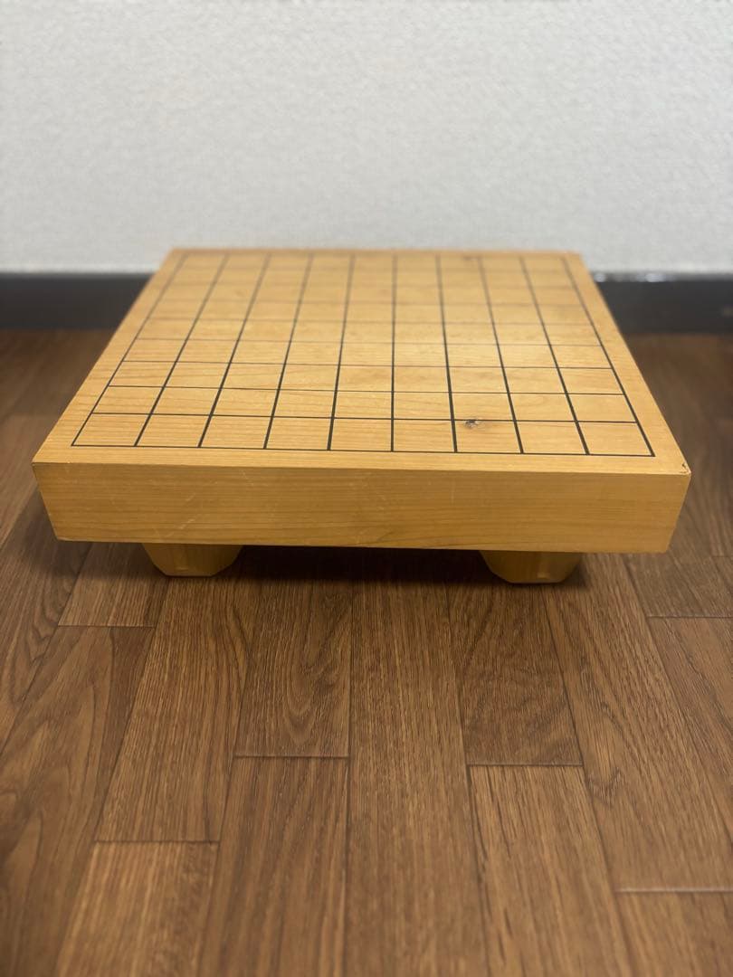 檜製 ヒノキ 脚付き 碁盤 囲碁盤 卓上 将棋盤 ボードゲーム