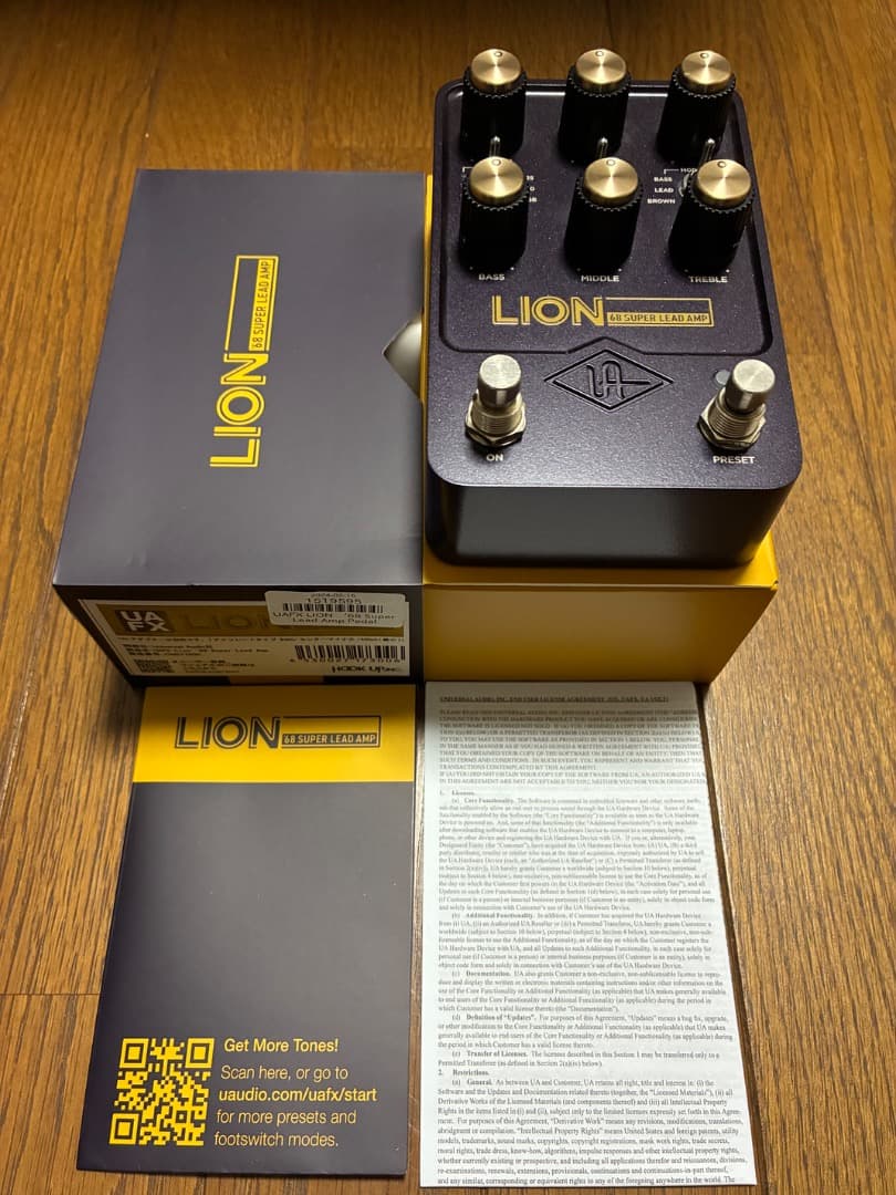 【新品同様】UAFX LION 68 SUPER LEAD ギターエフェクター