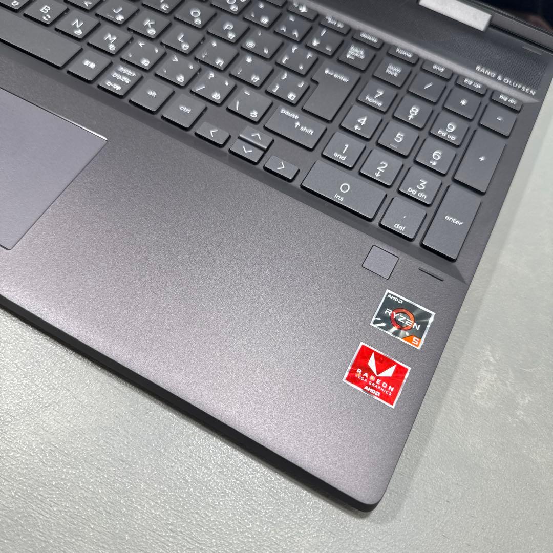 【超希少】HP/ENVYアッシュブラックx360☘Ryzen5NVMe512