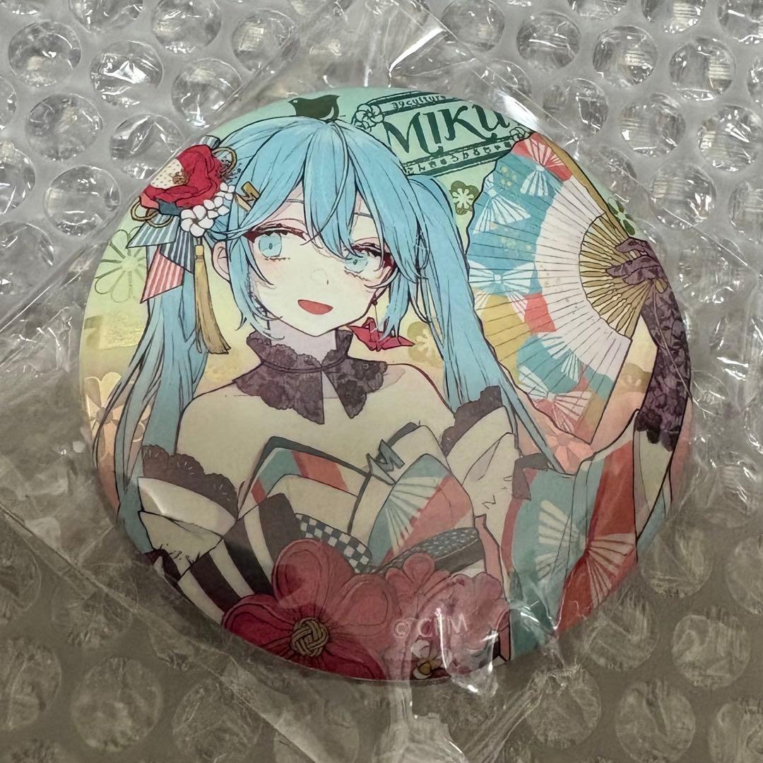 初音ミク 39culture 2020 缶バッジ 特典ブロマイド カード他/赤倉