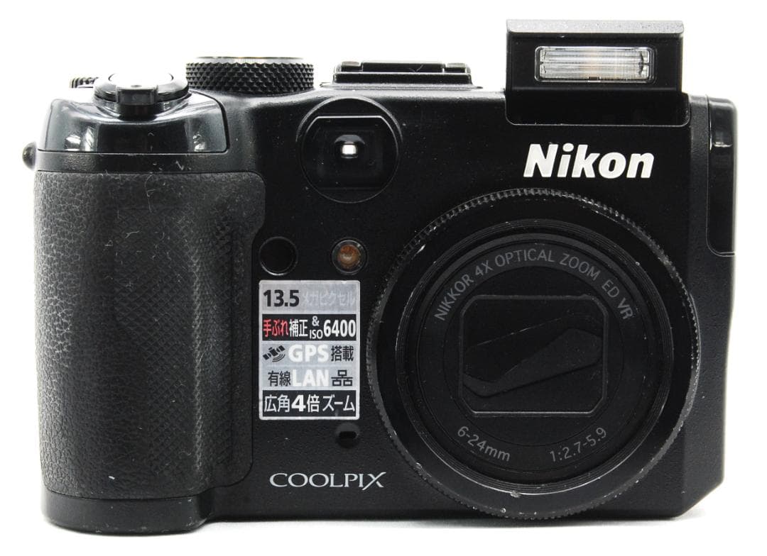 【動作確認済】Nikon CoolPix P6000 バッテリー充電器付き
