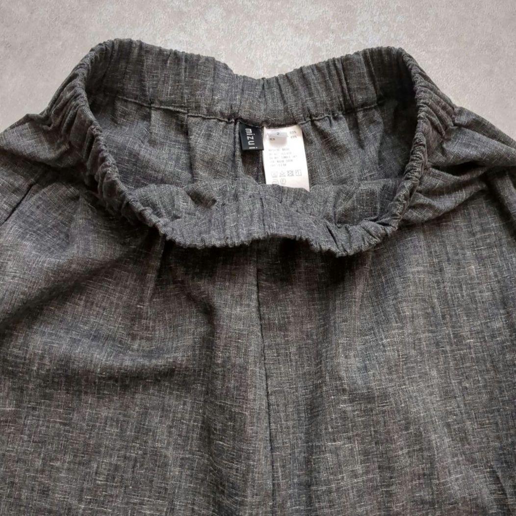 mizuiroind　ミズイロインド　サルエルパンツ　リネン　麻　2　日本製