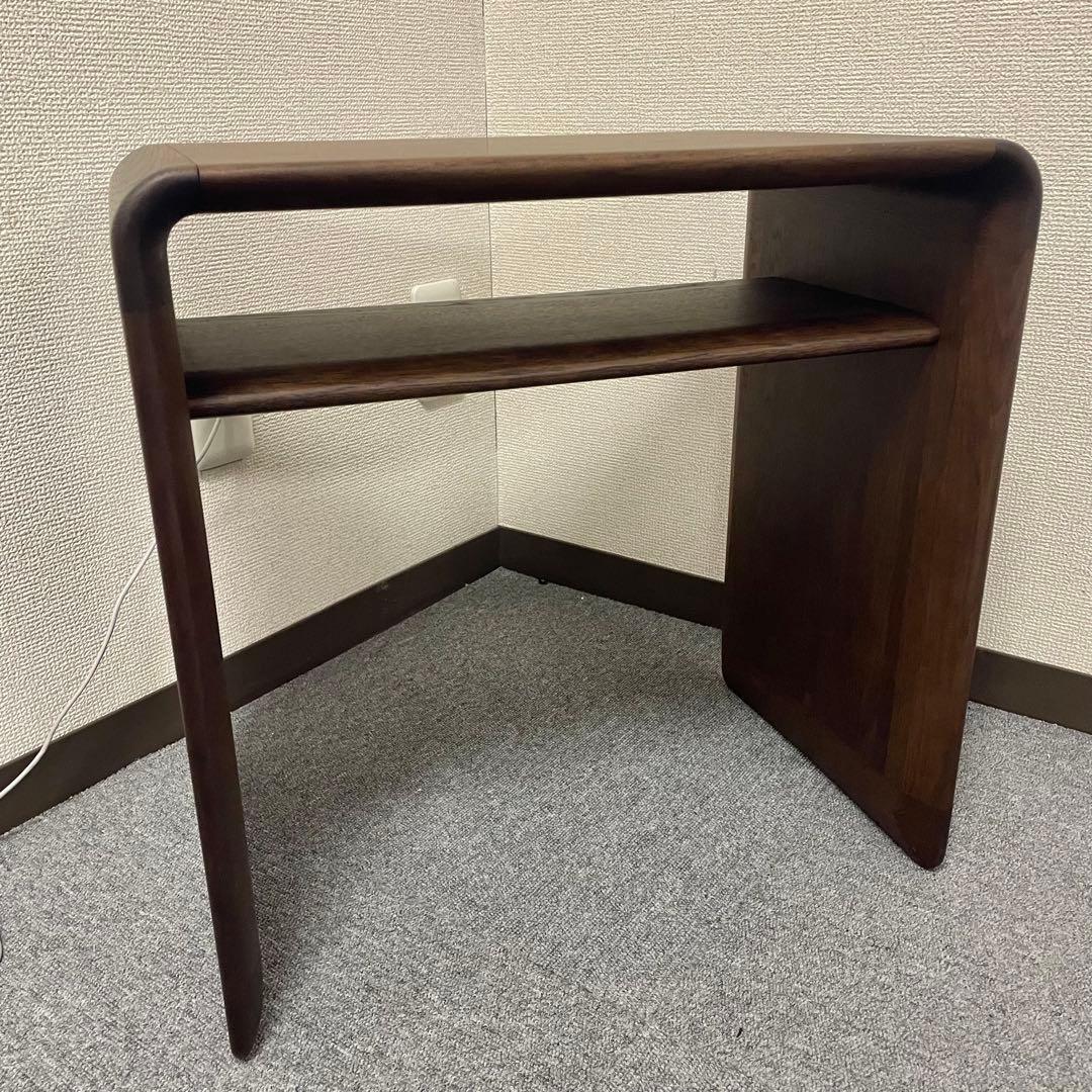 【美品】karimoku サイド テーブル モカブラウン TU1970