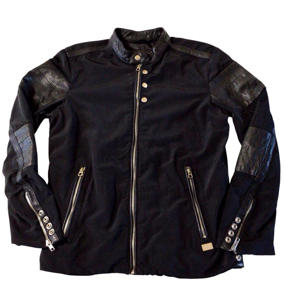 ディーゼル ナイロン ライダージャケット 黒 S 平成 Y2K 極美品