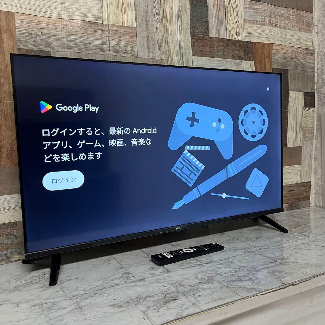 即日受渡❣️全国送料込今年購入RCA 40型Googleテレビ新品リモ付外付録画可