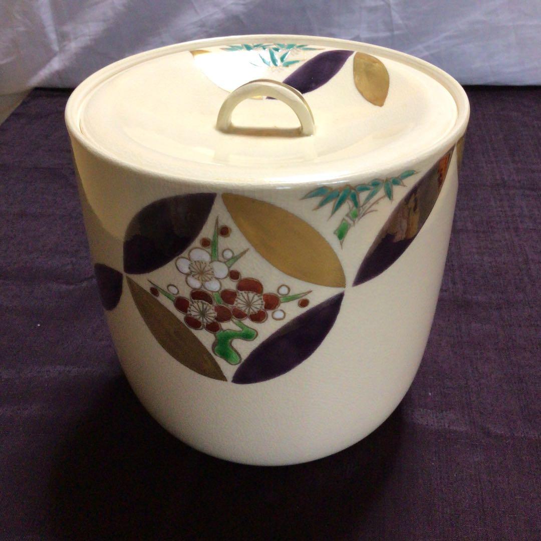 水指　京焼　茶道具　陶器　未使用品