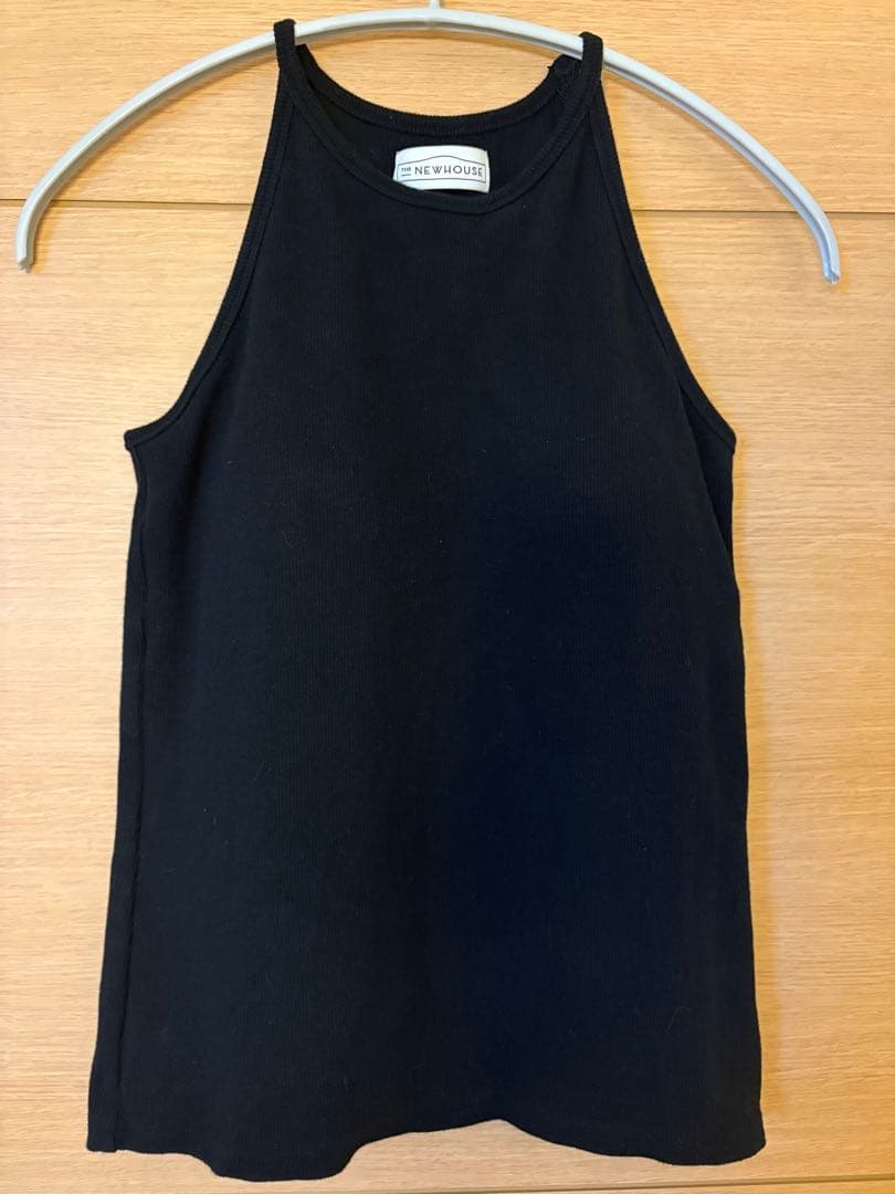THENEWHOUSECOOPERHALTERNECKタンクトップ　ブラック