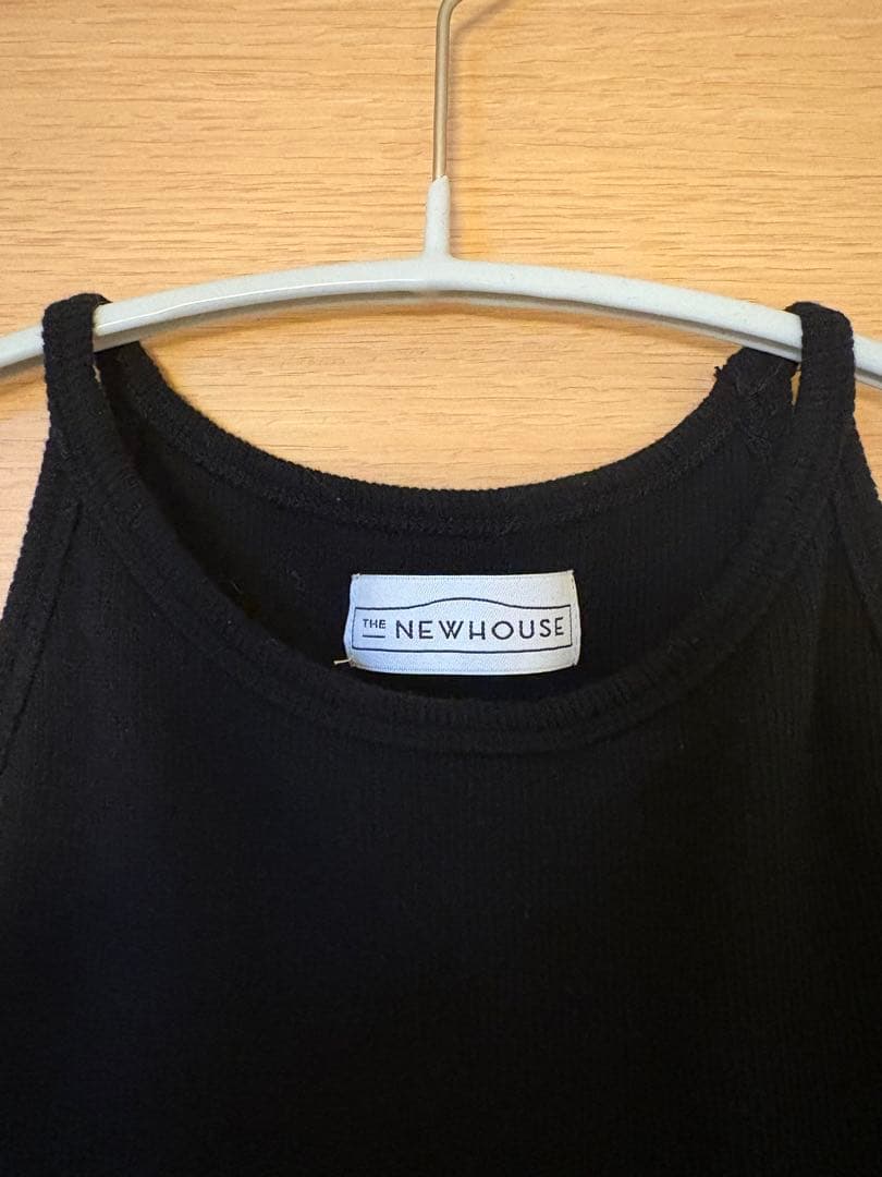 THENEWHOUSECOOPERHALTERNECKタンクトップ　ブラック
