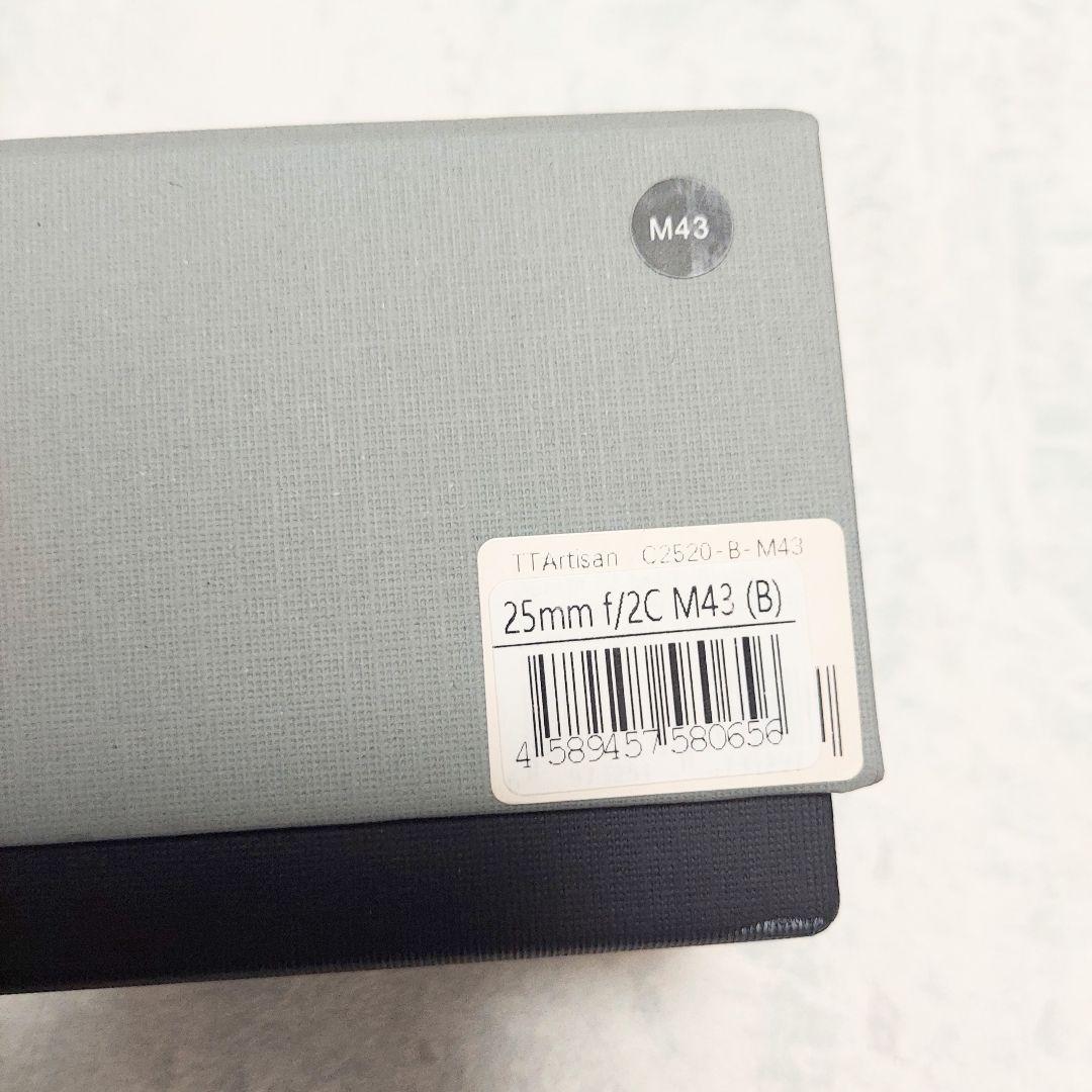銘匠光学　TTArtisan 25mm f/2 M43レンズ 　単焦点レンズ