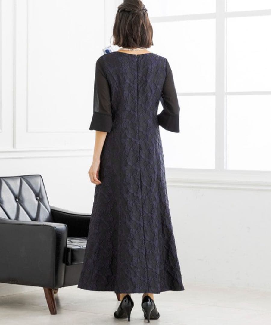 フォルムフォルマ　東京ソワール　ジャガードレース　マザードレス　9号