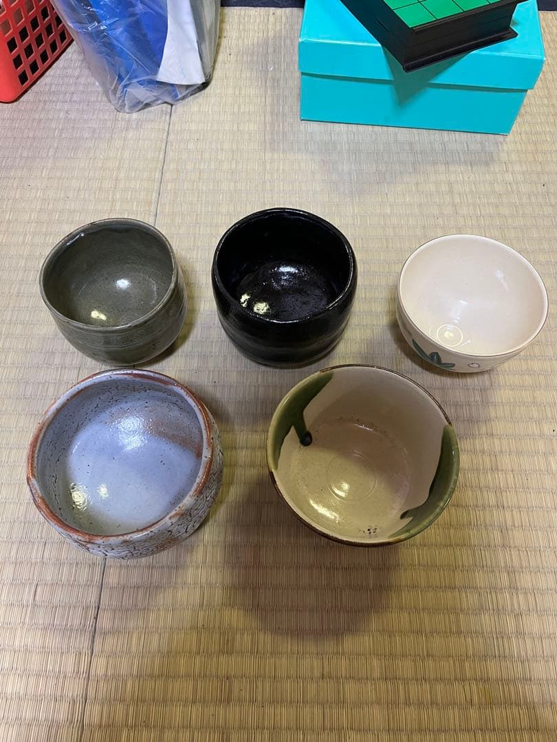 陶器製茶碗 5個セット