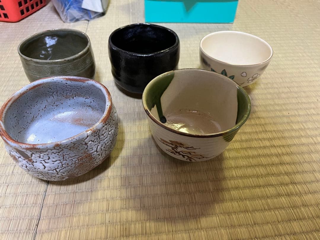 陶器製茶碗 5個セット