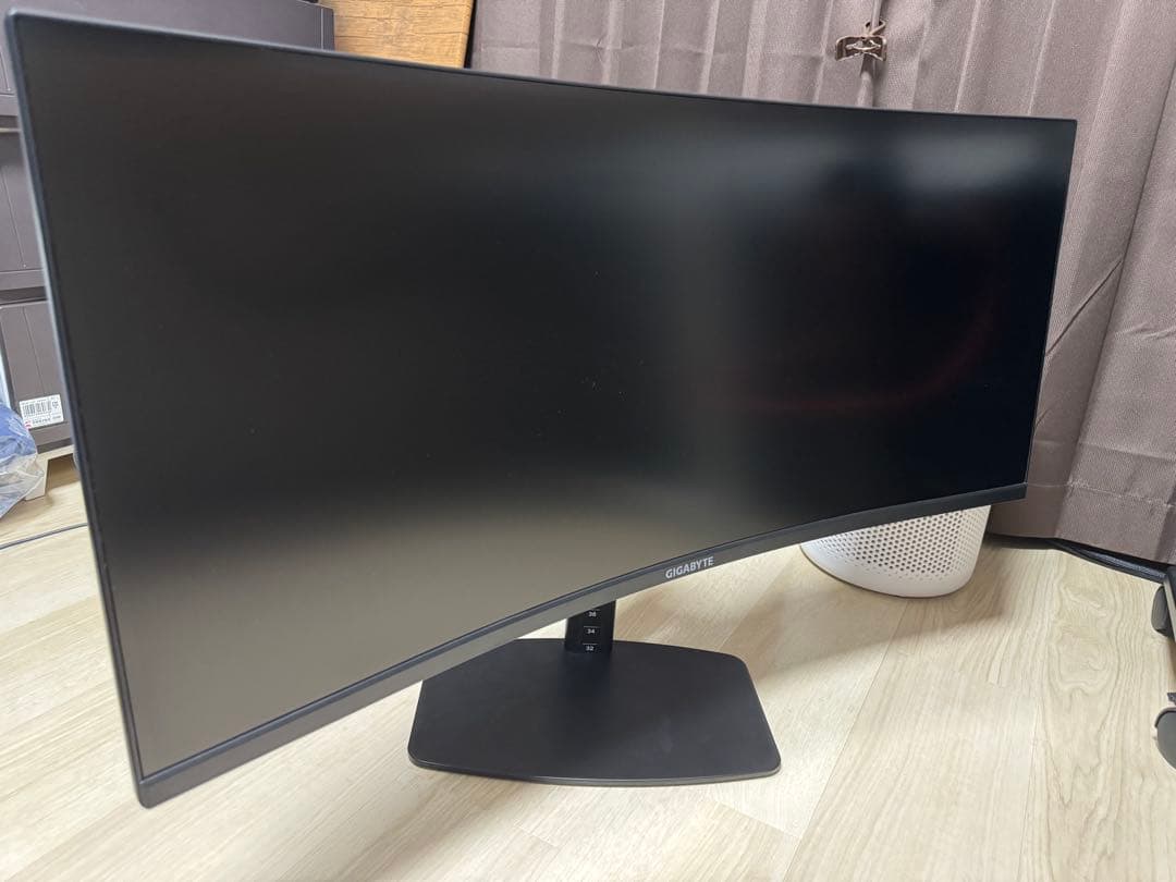 高級スタンド付き GIGABYTE G34WQC ウルトラワイド UWQHD