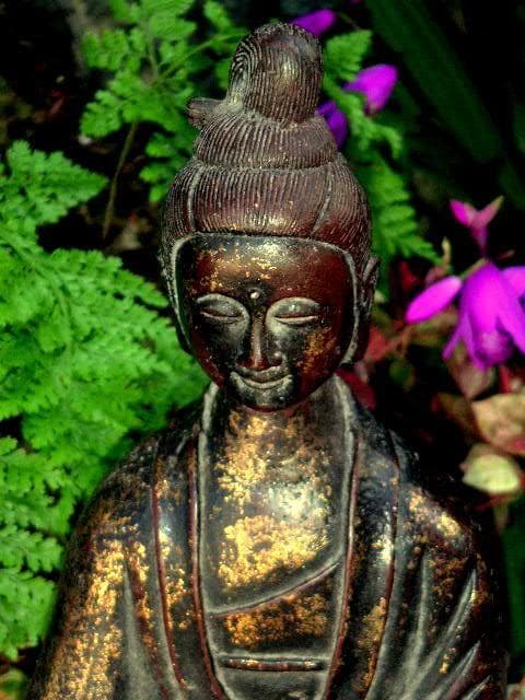 ♥鍍金　仏像　観音像　観音様　骨董　古玩　中国　レトロ　アンティーク