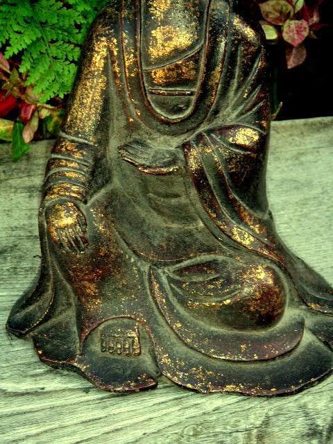 ♥鍍金　仏像　観音像　観音様　骨董　古玩　中国　レトロ　アンティーク