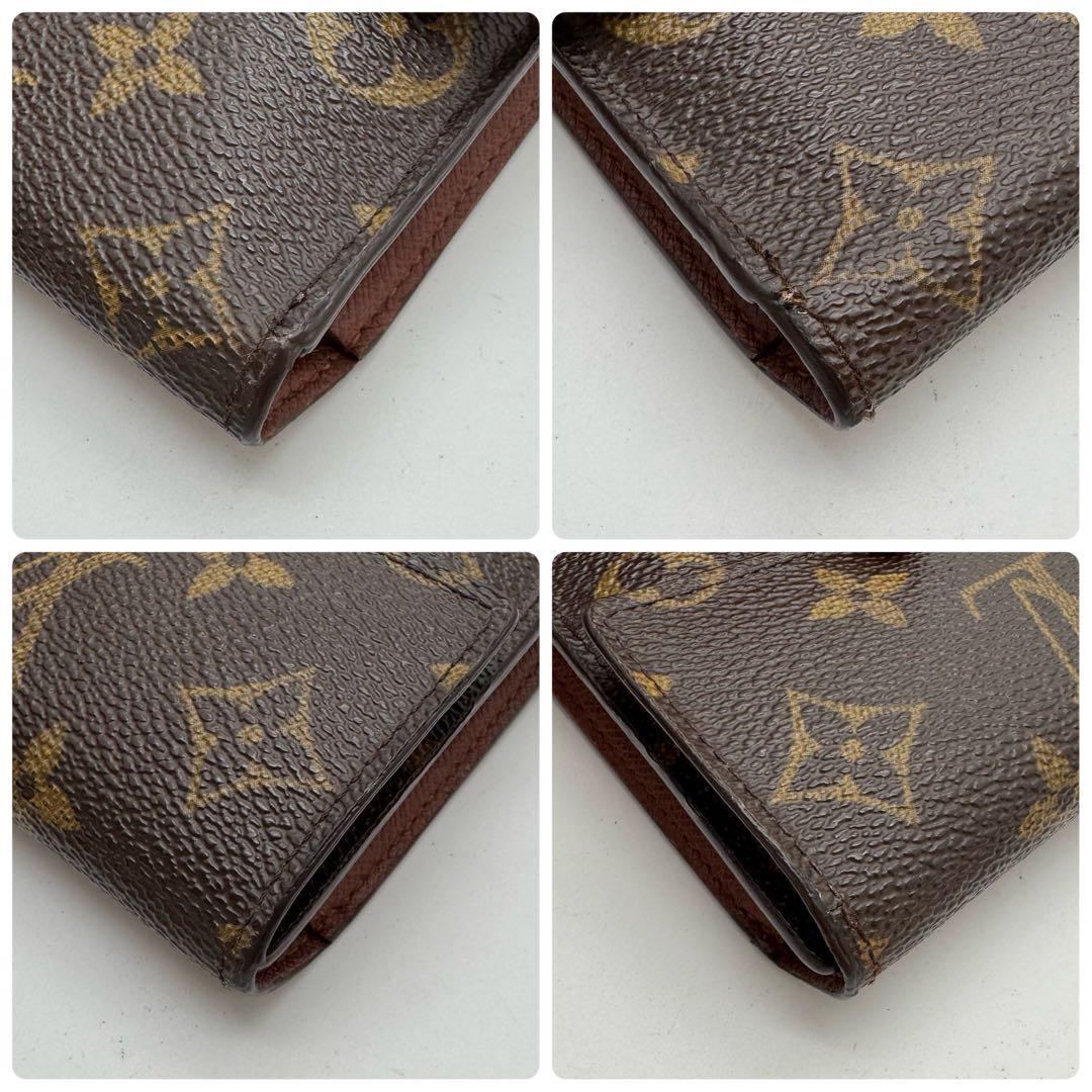 美品✨️ルイヴィトン　モノグラム　インターナショナル　三つ折り財布　wallet