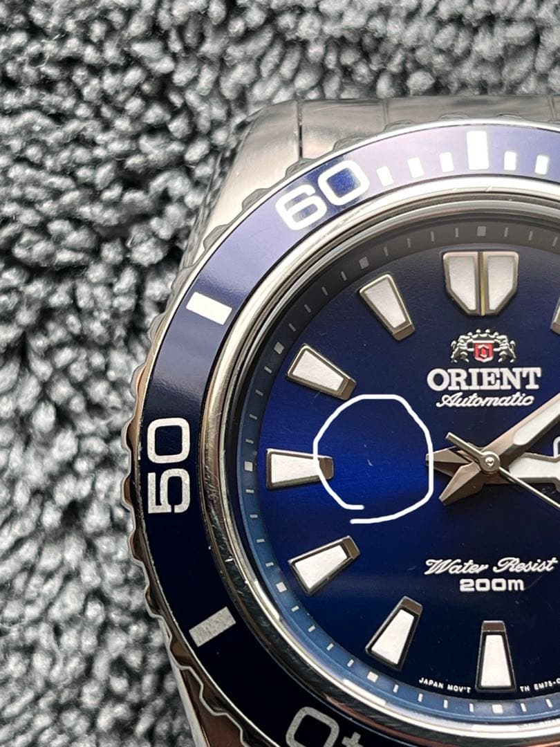 ORIENT 自動巻き 腕時計 ブルー