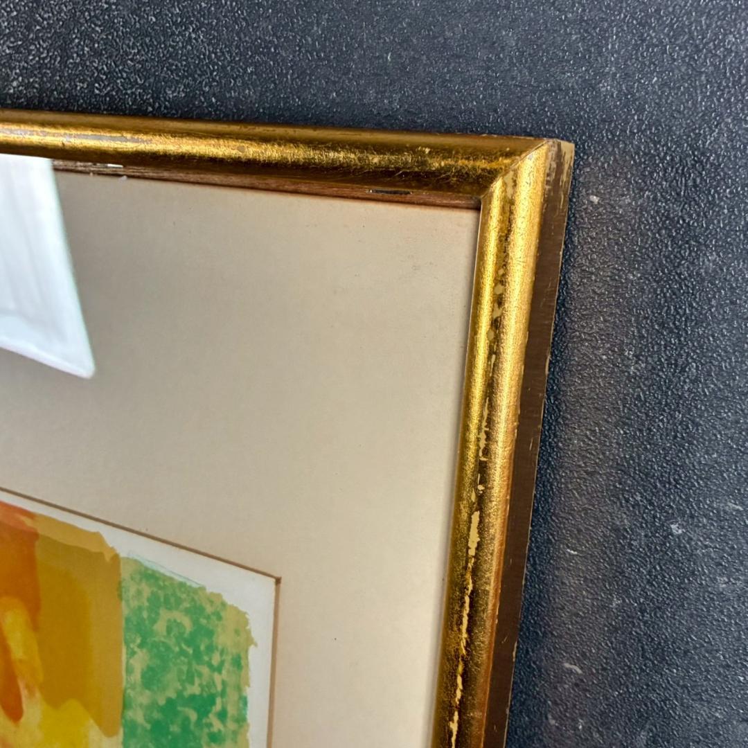 ポール・アイズピリ「パイナップルのある静物」リトグラフ 直筆サイン入 人気画家