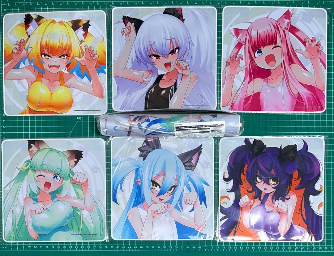 【新品】　コナクレ　デスク・マウスパッド ボンバーガール スク水にゃんこ　まとめ
