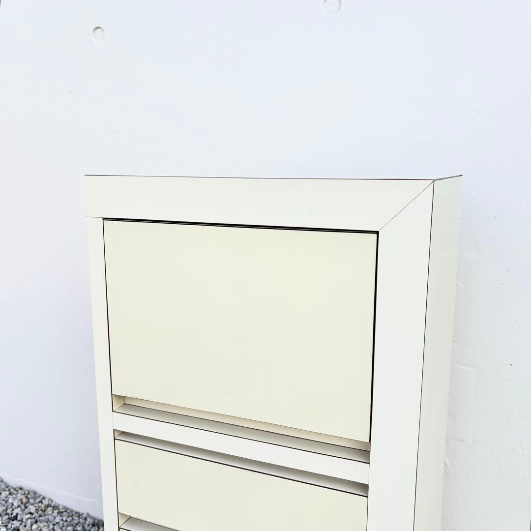 シェルフ チェスト 引出し キャスター付 ポストモダン