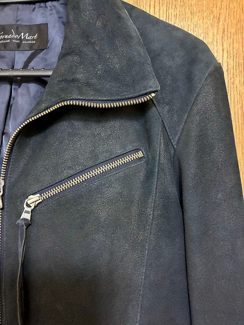 TORNADO MART ゴートスキン バックレースアップ ライダース