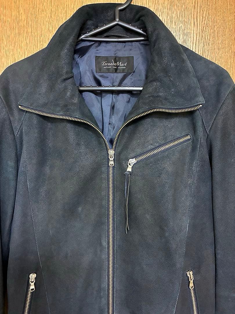 TORNADO MART ゴートスキン バックレースアップ ライダース