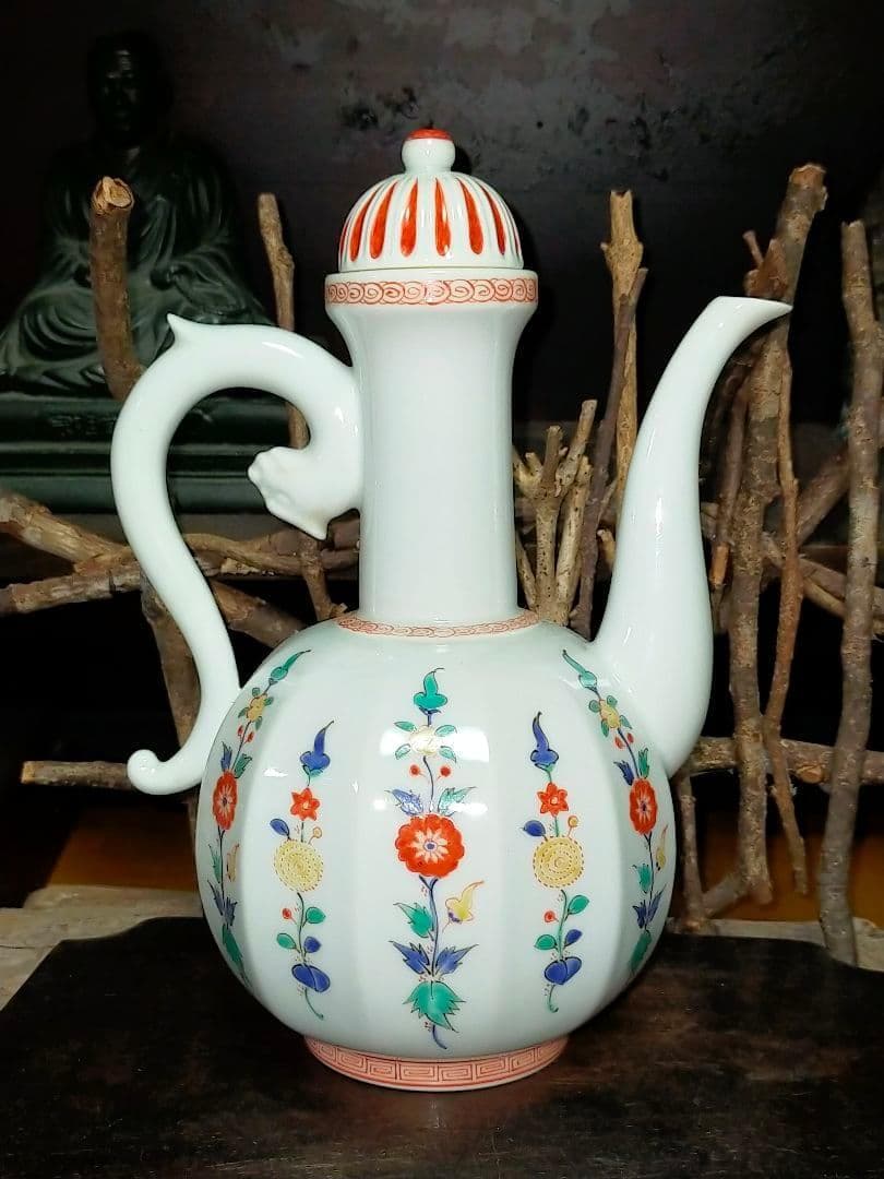 ♥人間国宝♥　13代　♥酒井田柿右衛門♥　水差し　水注ぎ　注水