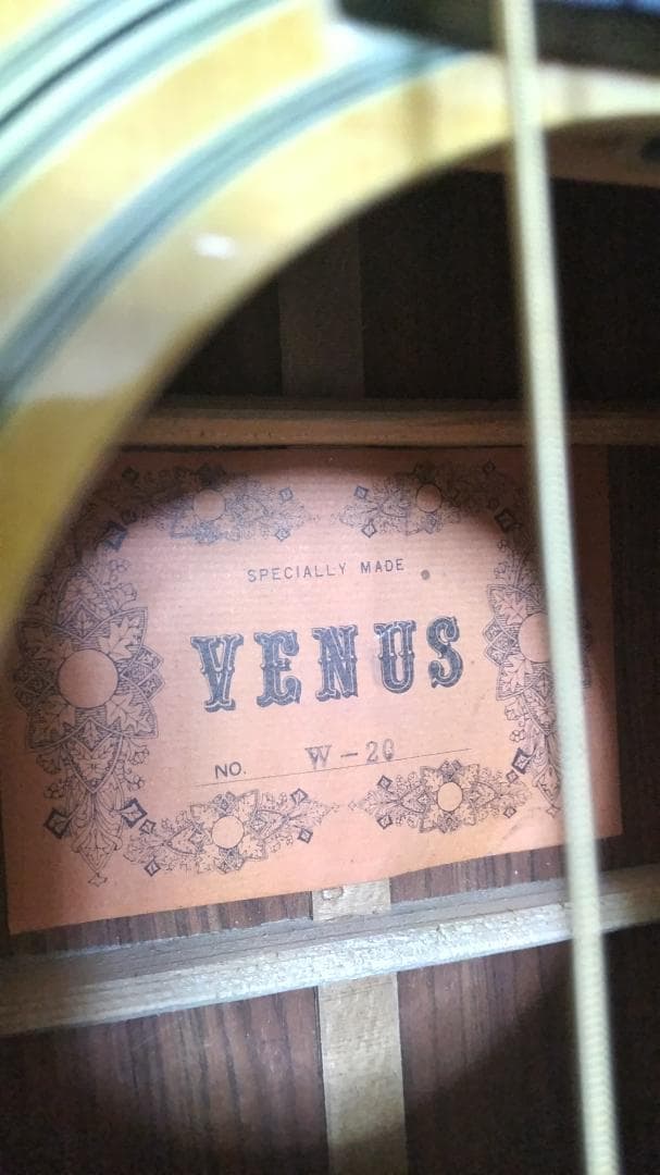 ❤️弦高調整済！「VENUS　ヴィーナス　W-20 　スガノ楽器」★音良すぎ！